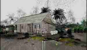 خانه‌ کلبه ای در دل طبیعت برای اسکچاپ