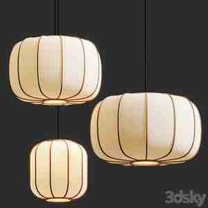 لوستر تک شعله با جنس پارچه