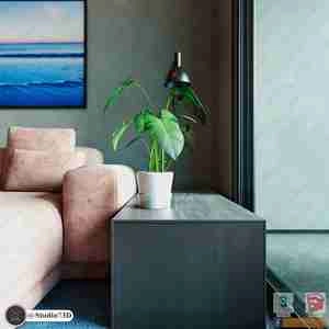 طراحی داخلی اتاق خواب شیک و مدرن با تلفیقی از رنگ های شاد