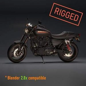 موتور سیکلت Harley-Davidson-XR1200x-Fully-Rigged