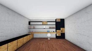 طراحی اتاق کارباطرح چوب