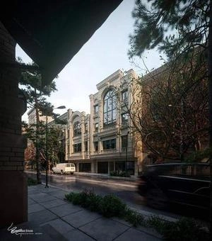 رندر نمای کلاسیک
