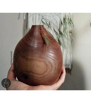 گلدان چوبی جنس چوب