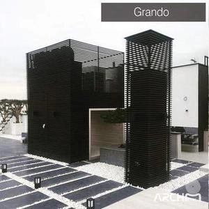 طراحی نما با خطوط عمودی فلاشینگ