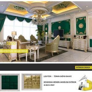 دکوراسیون داخلی پذیرایی به سبک کلاسیک