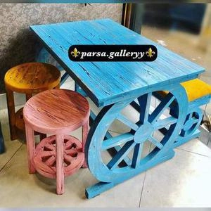 میز و نیمکت غذا خوری ۴ نفره