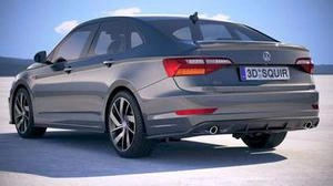 Volkswagen Jetta GLI 2019 3D Model ماشین 3D