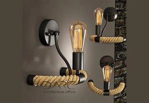 دیوار کوب با طناب