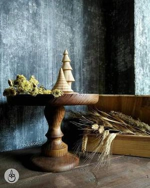 پایه کیک چوبی جنس چوب