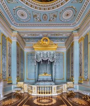 اتاق خواب پادشاهی در سن پترزبورگ روسیه