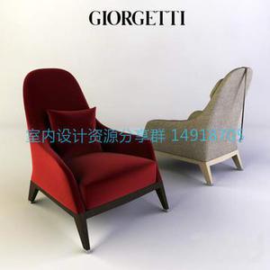 صندلی های راحتی کلاسیک به رنگ قرمز وطوسی