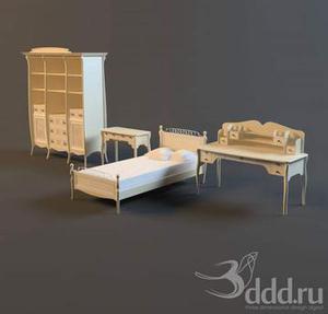 ست  کامل اتاق کودک به سبک کلاسیک