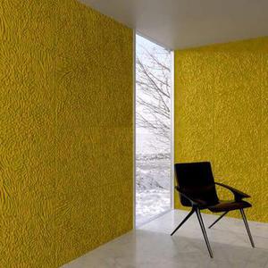 3d دیواری سه بعدی با رنگ زرد