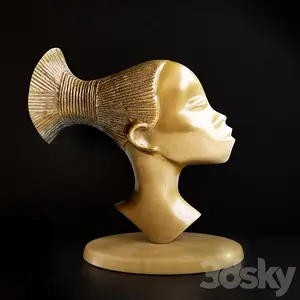 مجسمه زن آفریقایی