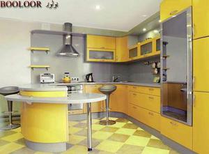 چندتا طراحی آشپزخونه با رنگ زرد