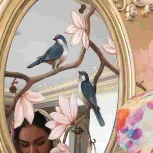 نقاشی روی آینه