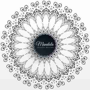 ماندلاMandala decoration design pattern