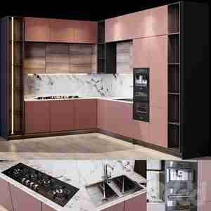 طراحی کابینت آشپزخانه  با طرح چوب  وسنگ مرمر kitchen furniture marble