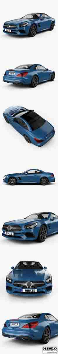 Mercedes-Benz SL-Class (R231) 2015 3D modelTL آبجکت سه بعدی ماشین سواری بنز