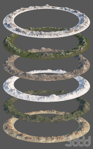 حلقه کوه ها برای اطراف کار
