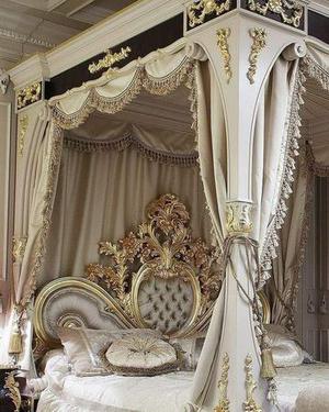 طراحی تخت خواب سلطنتی