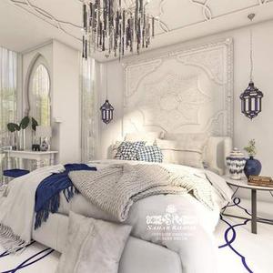 اتاق خواب به سبک مراکشی