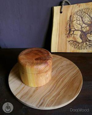 صندوقچه چوبی تک جنس چوب: چنار - کاج