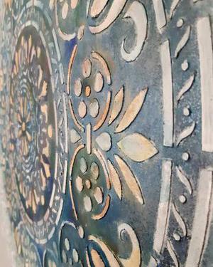 پتینه برجسته دیواری