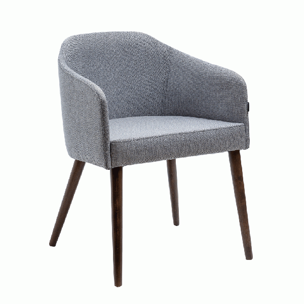 صندلی دسته دار میلانو با پایه چوبی کد محصول: P927