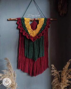 دیوارآویز مکرومه MOP