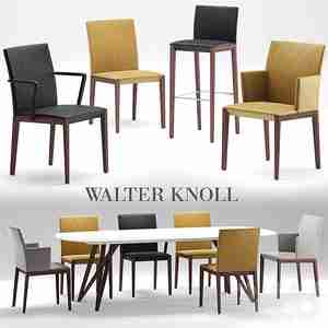 صندلی مدرن و میز چوبی walter knoll Andoo