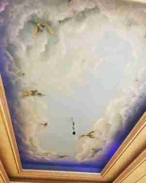 پتینه و نقاشی سقف مستطیل