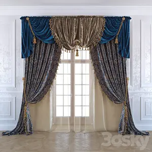 پرده کلاسیک 6205