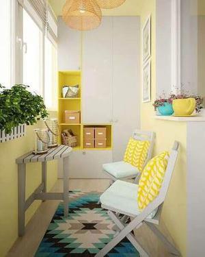 طراحی زیبا با رنگ زرد در خانه