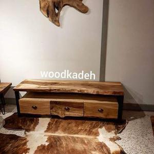 میز tv چوب گردو