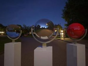 hdri غروب افتاب وسط خیابان