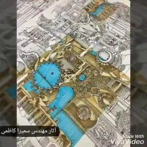 نمایشگاه آثار شاگرد قدیم و دوست هنرمندم خانم مهندس سمیرا کاظمی