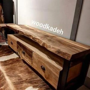 میز tv چوب گردو