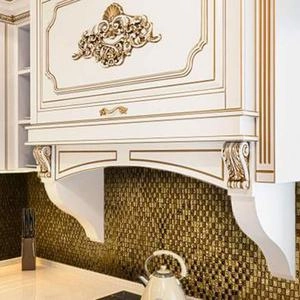 تایل گلس ۱×۱ بین کابینتی مدرن
