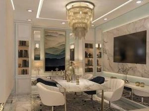 طراحی دفتر کار کلاسیک و خاص