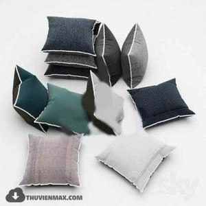 3d model of pillows کوسن یا بالش