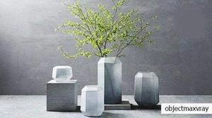 گلدون های دکوری سنگی