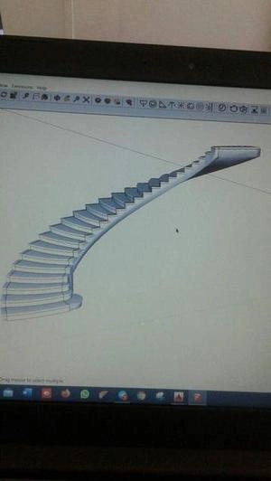پله منحنی اسکچاپ