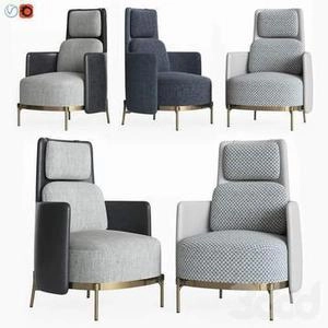 صندلی دسته دار minotti_tape_armchairs_