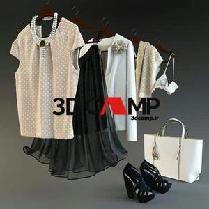 لباس زنانه  Max.Vray