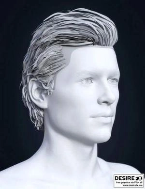 SP Hair 015 for Genesis 3 and 8 Males