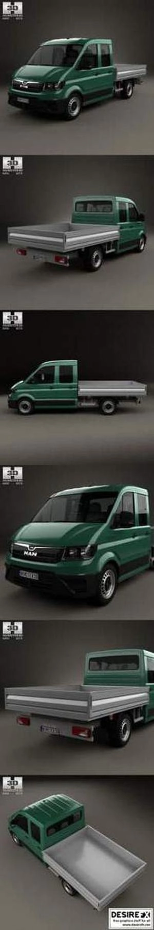 MAN TGE Crew Cab Platform کامیونت