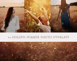 جموعه 40 فایل پوششی Golden Summer با فرمت JPG مناسب ادیت و مونتاژ عکس