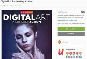 DigitalArt Photoshop Action اکشن فتوشاپ