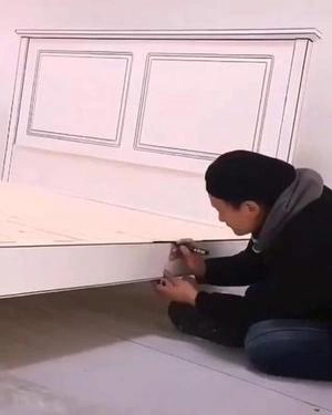 خانه دو بعدی طراحی با خطوط اسکیس